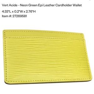 SOLD - Louis Vuitton Cardholder Wallet